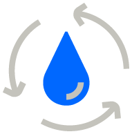 Water reuse illustration in FW